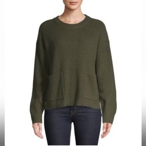 Madewell Harper Ribbed Sweater, size L